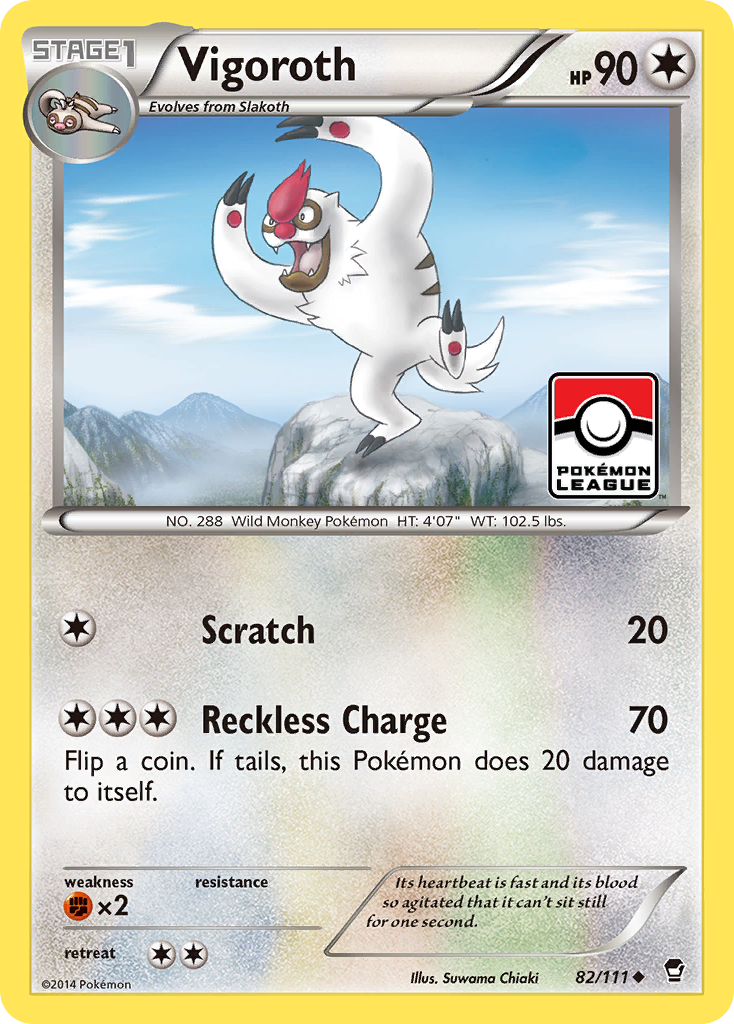 Vigoroth (82/111) [XY: Furious Fists] | Fandemonia Ltd