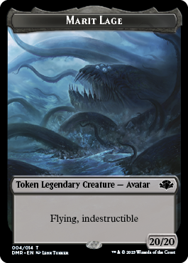 Insect // Marit Lage Double-Sided Token [Dominaria Remastered Tokens] | Fandemonia Ltd