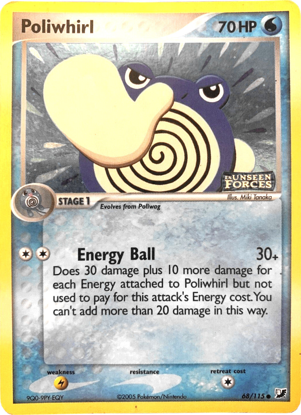 Poliwhirl (68/115) (Stamped) [EX: Unseen Forces] | Fandemonia Ltd