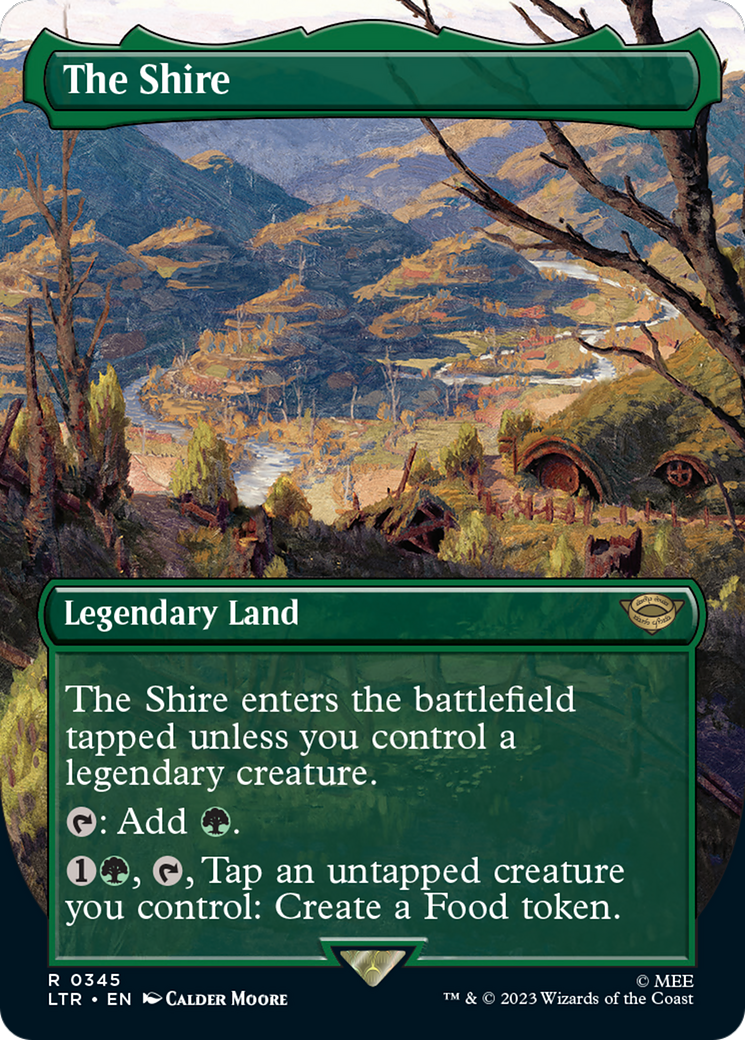 The Shire (Borderless Alternate Art) [The Lord of the Rings: Tales of Middle-Earth] | Fandemonia Ltd