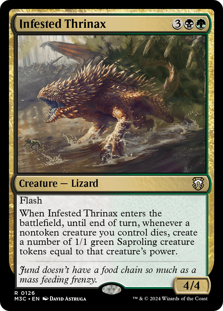 Infested Thrinax [Modern Horizons 3 Commander] | Fandemonia Ltd