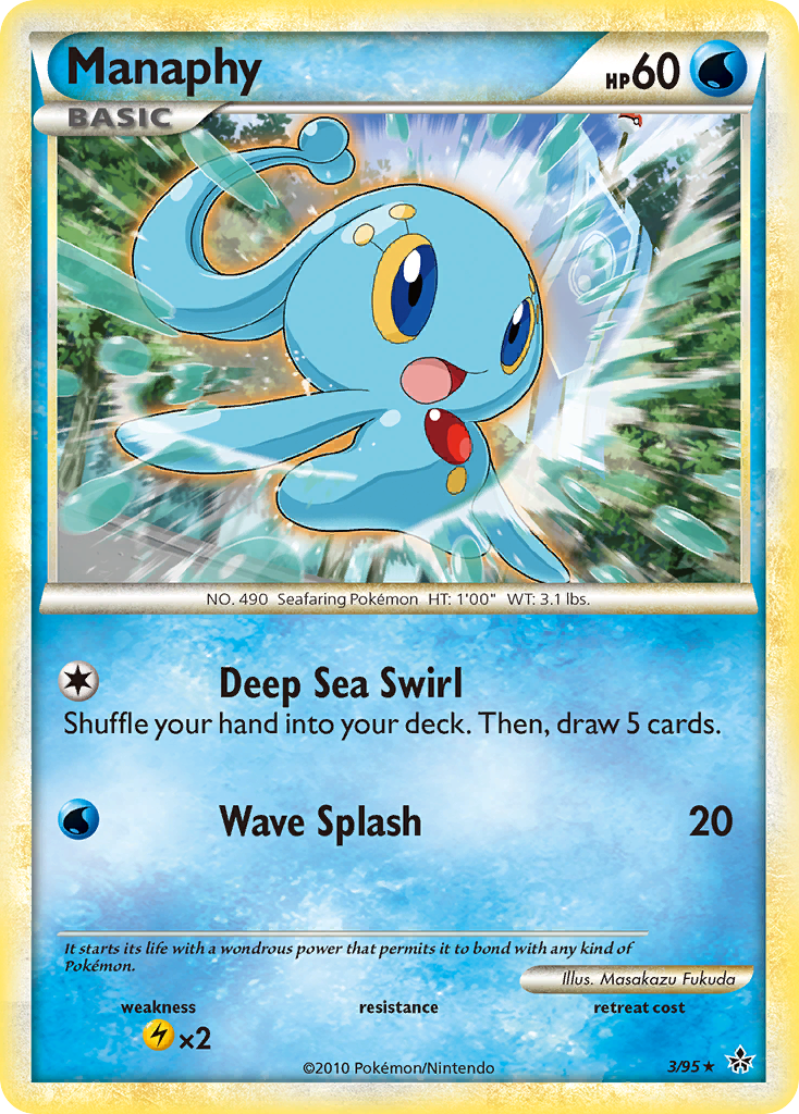 Manaphy (3/95) [HeartGold & SoulSilver: Unleashed] | Fandemonia Ltd