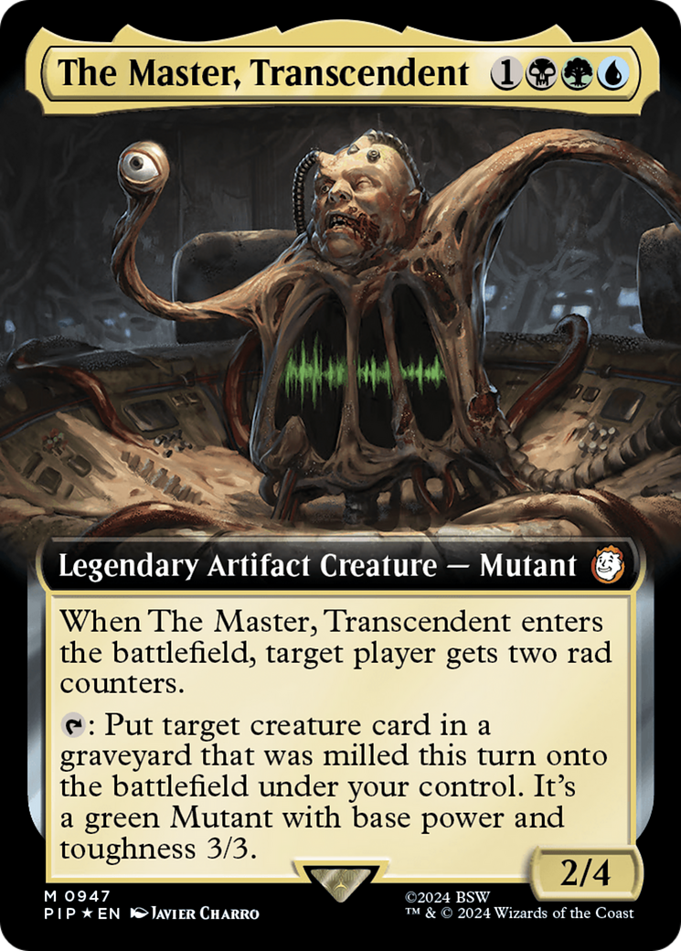 The Master, Transcendent (Extended Art) (Surge Foil) [Fallout] | Fandemonia Ltd