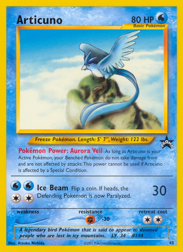 Articuno (48) [Wizards of the Coast: Black Star Promos] | Fandemonia Ltd