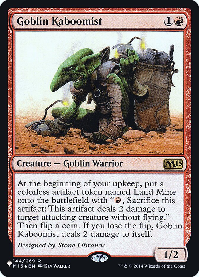 Goblin Kaboomist [Secret Lair: Heads I Win, Tails You Lose] | Fandemonia Ltd