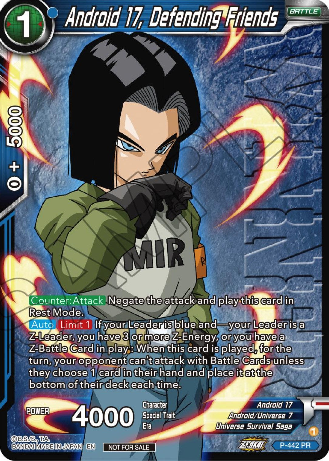 Android 17, Defending Friends (Winner) (P-442) [Tournament Promotion Cards] | Fandemonia Ltd