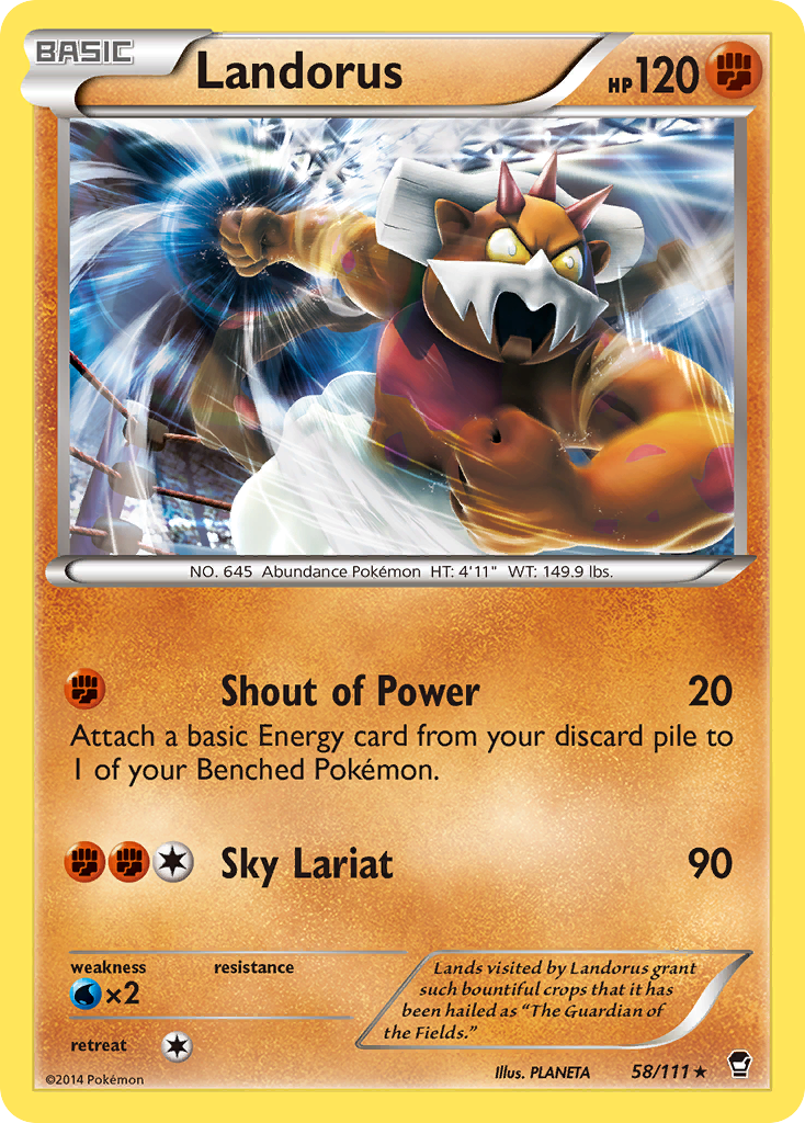 Landorus (58/111) [XY: Furious Fists] | Fandemonia Ltd