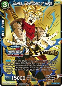 Trunks, Forerunner of Hope (Championship Final 2019) (Finalist) (P-139) [Tournament Promotion Cards] | Fandemonia Ltd