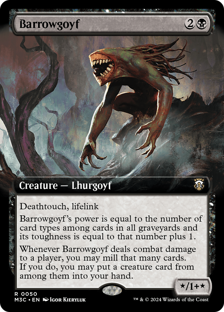 Barrowgoyf (Extended Art) [Modern Horizons 3 Commander] | Fandemonia Ltd