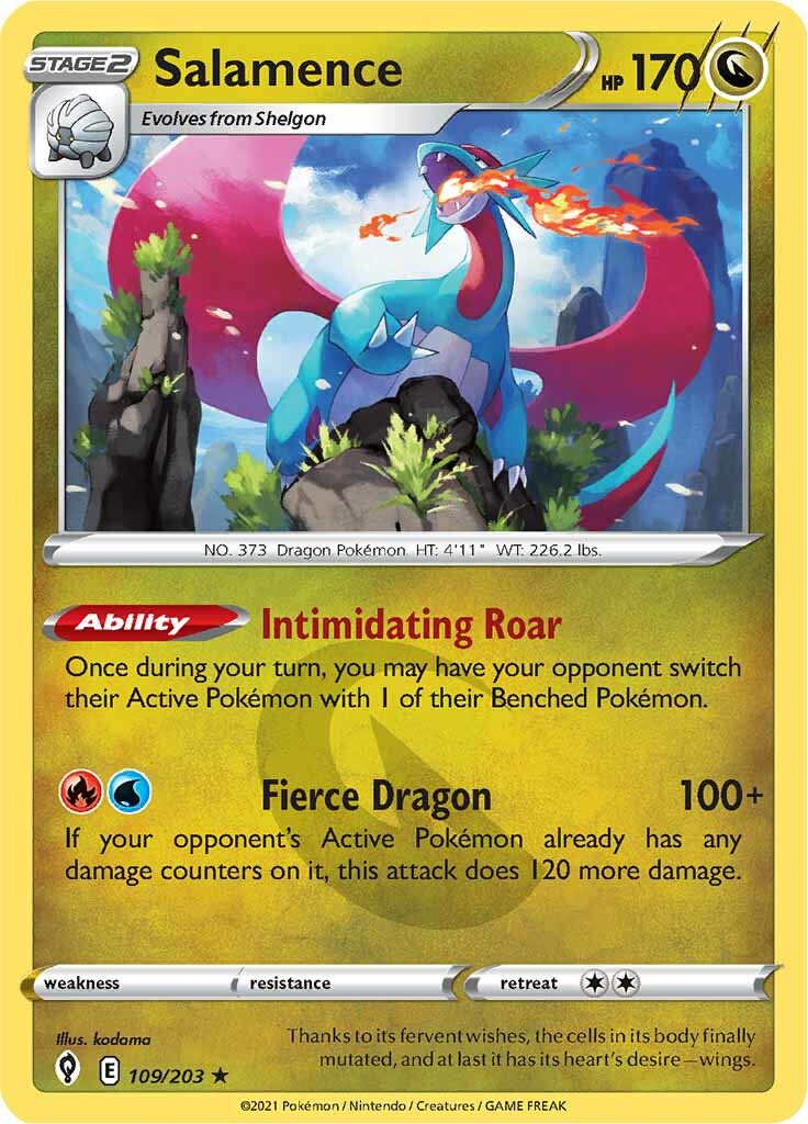 Salamence (109/203) [Sword & Shield: Evolving Skies] | Fandemonia Ltd