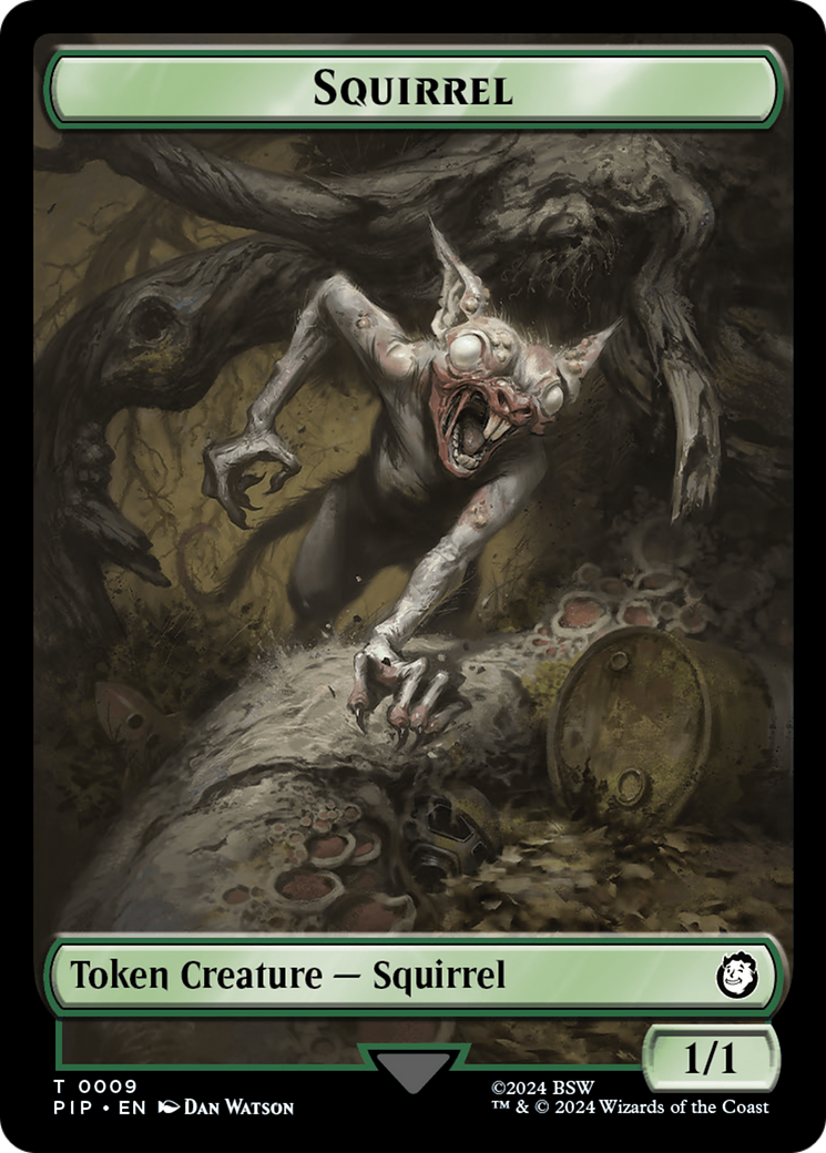 Energy Reserve // Squirrel Double-Sided Token [Fallout Tokens] | Fandemonia Ltd