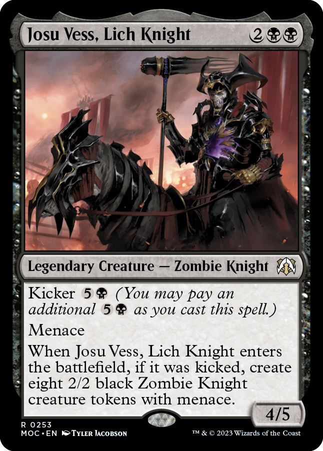 Josu Vess, Lich Knight [March of the Machine Commander] | Fandemonia Ltd