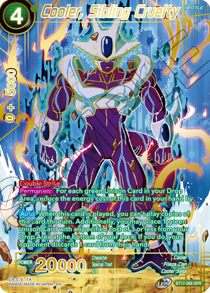 Cooler, Sibling Cruelty (SPR) (BT17-068) [Ultimate Squad] | Fandemonia Ltd