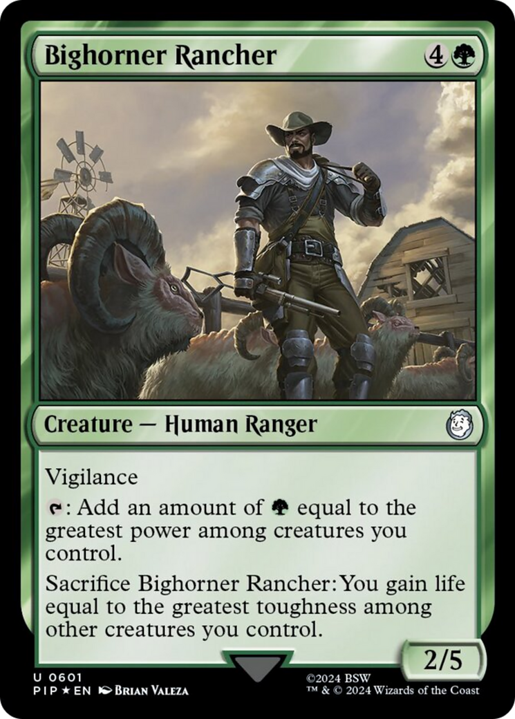 Bighorner Rancher (Surge Foil) [Fallout] | Fandemonia Ltd