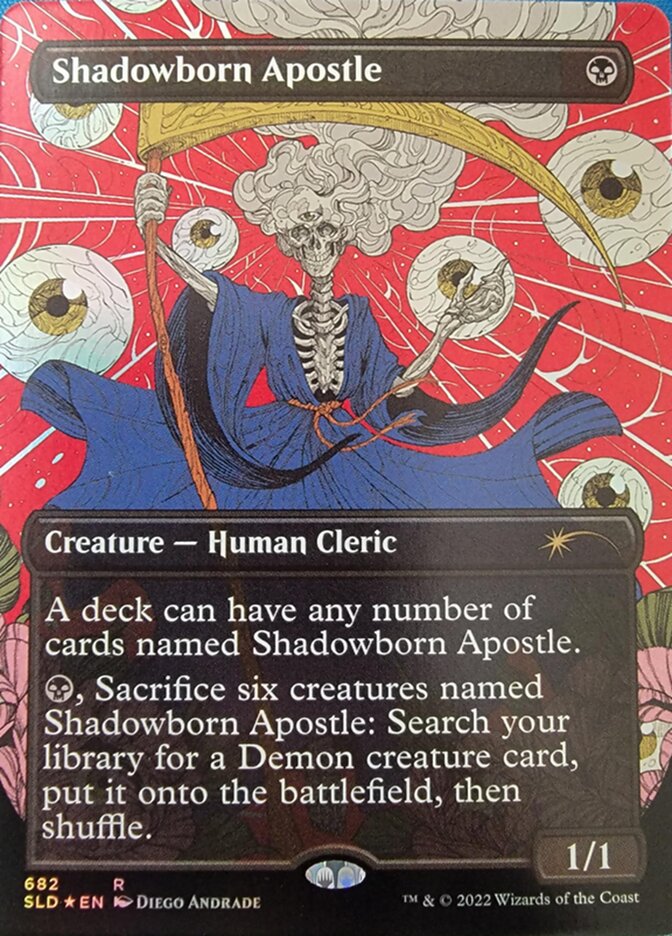 Shadowborn Apostle (Borderless) (682) [Secret Lair Drop Promos] | Fandemonia Ltd