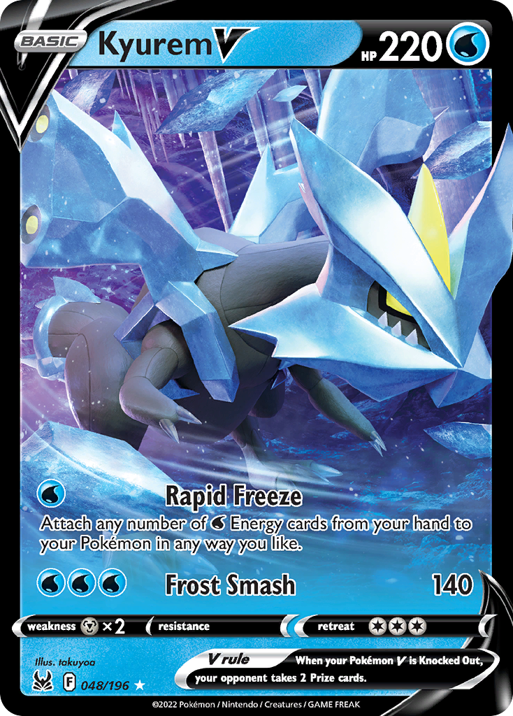 Kyurem V (048/196) (Jumbo Card) [Sword & Shield: Lost Origin] | Fandemonia Ltd