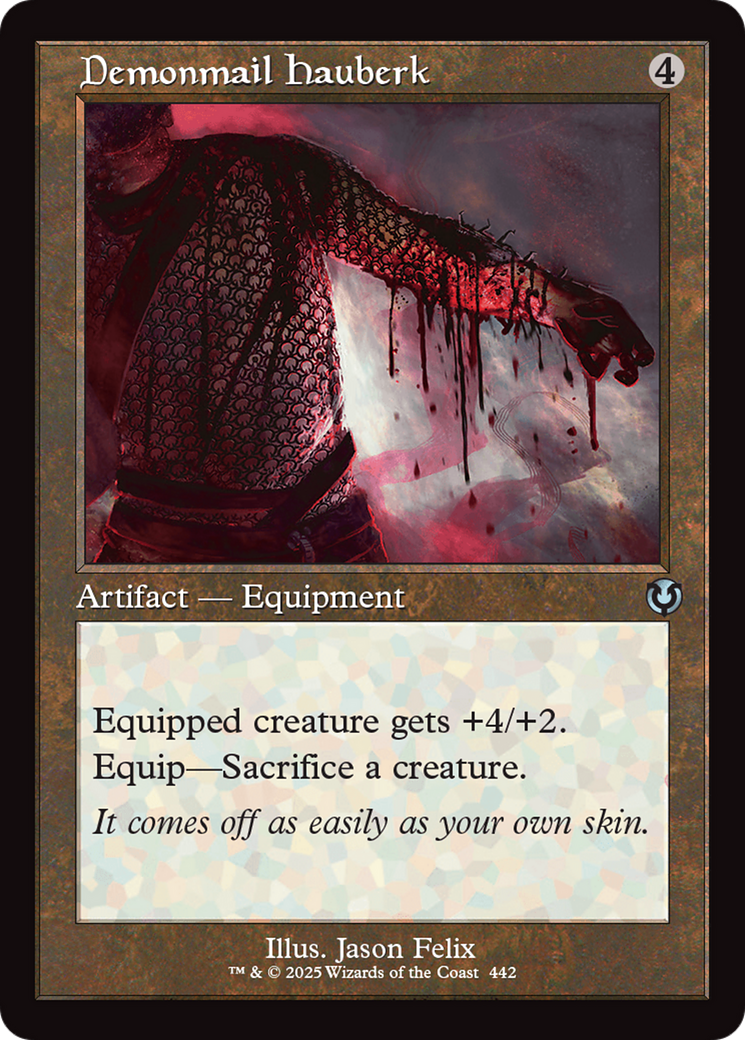 Demonmail Hauberk (Retro Frame) [Innistrad Remastered] | Fandemonia Ltd