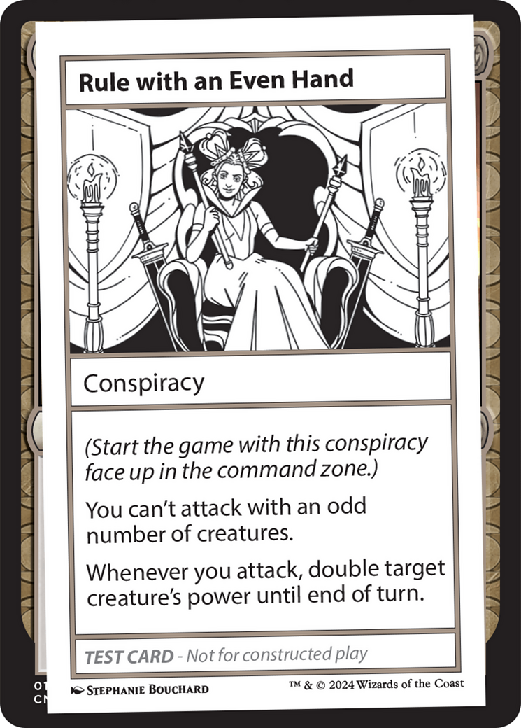 Rule with an Even Hand [Mystery Booster 2 Playtest Cards] | Fandemonia Ltd