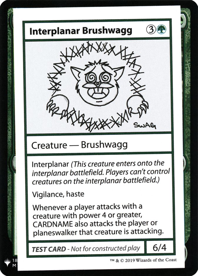 Interplanar Brushwagg [Mystery Booster Playtest Cards] | Fandemonia Ltd