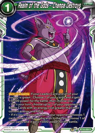 Realm of the Gods - Champa Destroys (BT16-069) [Realm of the Gods] | Fandemonia Ltd