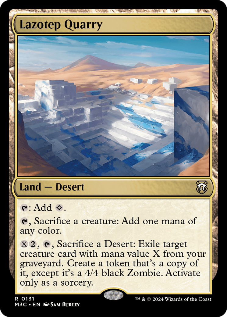 Lazotep Quarry (Extended Art) [Modern Horizons 3 Commander] | Fandemonia Ltd