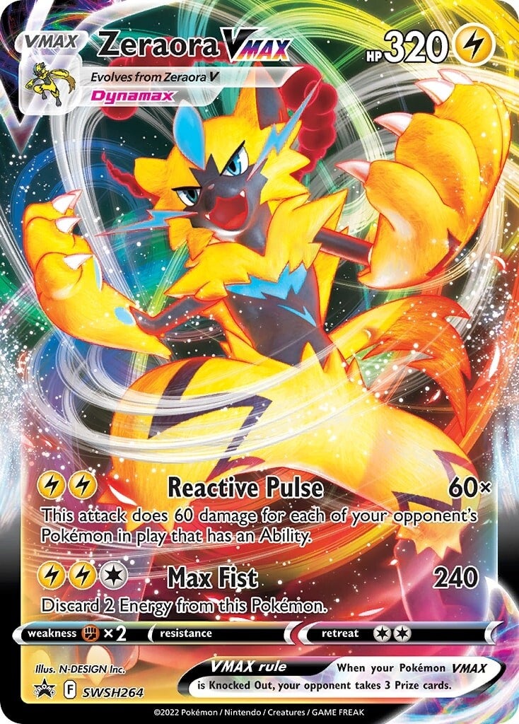 Zeraora VMAX (SWSH264) [Sword & Shield: Black Star Promos] | Fandemonia Ltd