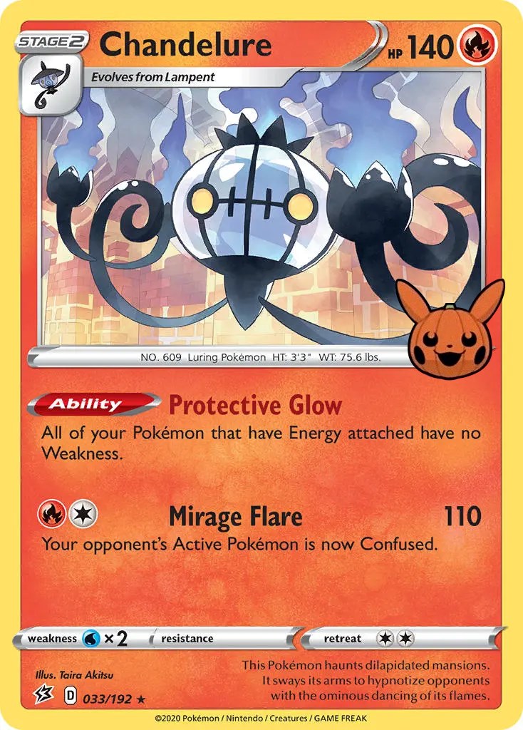 Chandelure (033/192) [Trick or Trade] | Fandemonia Ltd