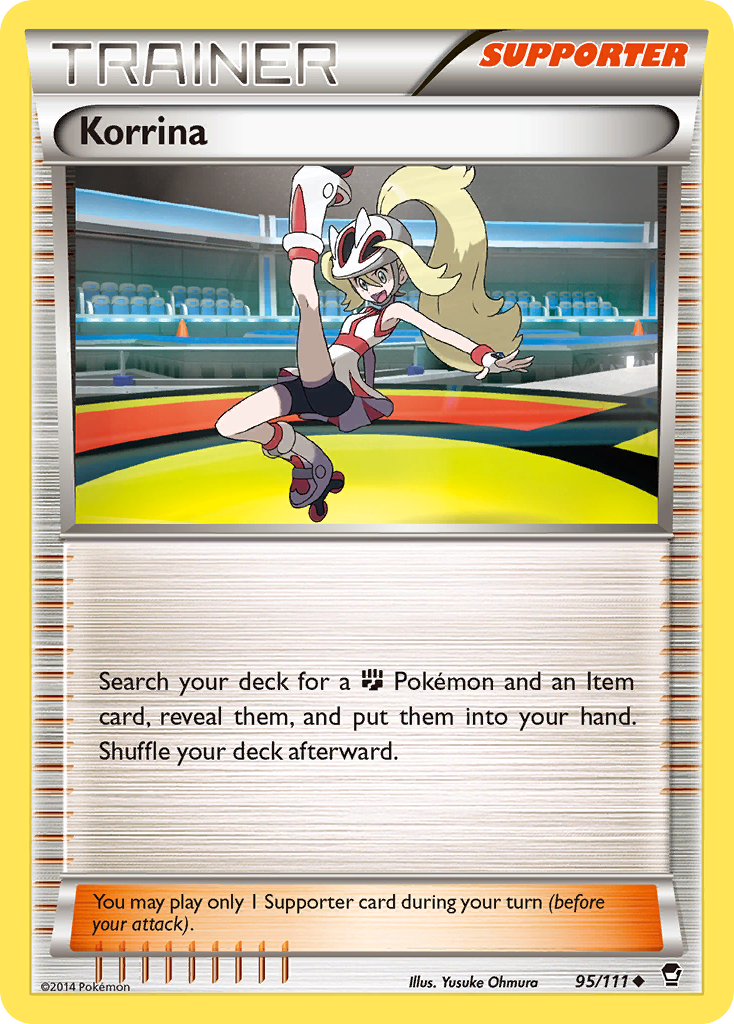 Korrina (95/111) [XY: Furious Fists] | Fandemonia Ltd