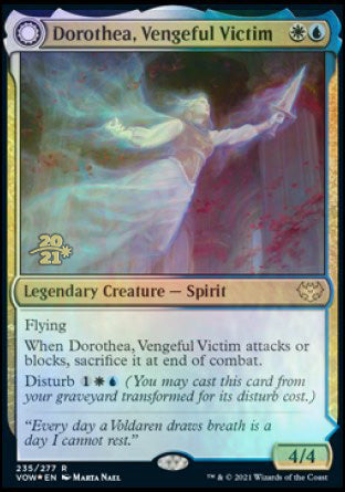 Dorothea, Vengeful Victim // Dorothea's Retribution [Innistrad: Crimson Vow Prerelease Promos] | Fandemonia Ltd