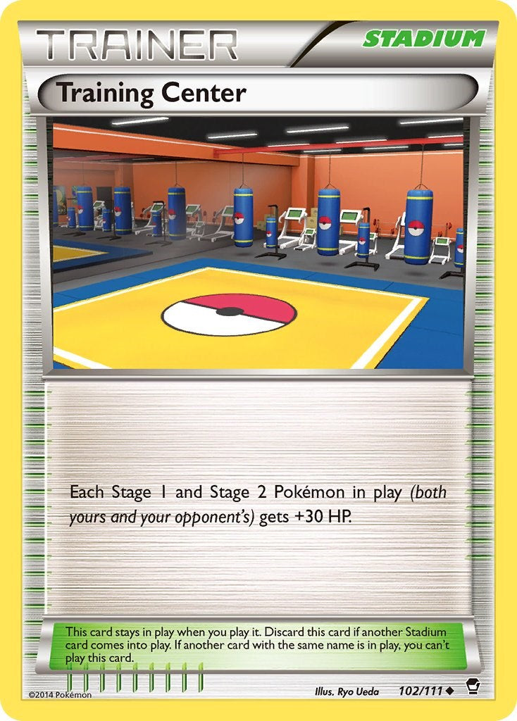 Training Center (102/111) [XY: Furious Fists] | Fandemonia Ltd