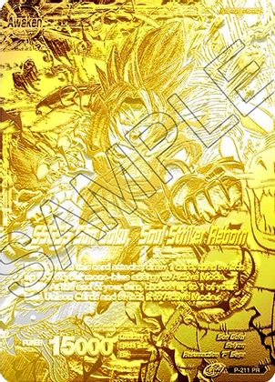 Super Saiyan God Son Goku // SSGSS Son Goku, Soul Striker Reborn (2021 World Championship) (Metal Gold Foil) (P-211) [Promotion Cards] | Fandemonia Ltd