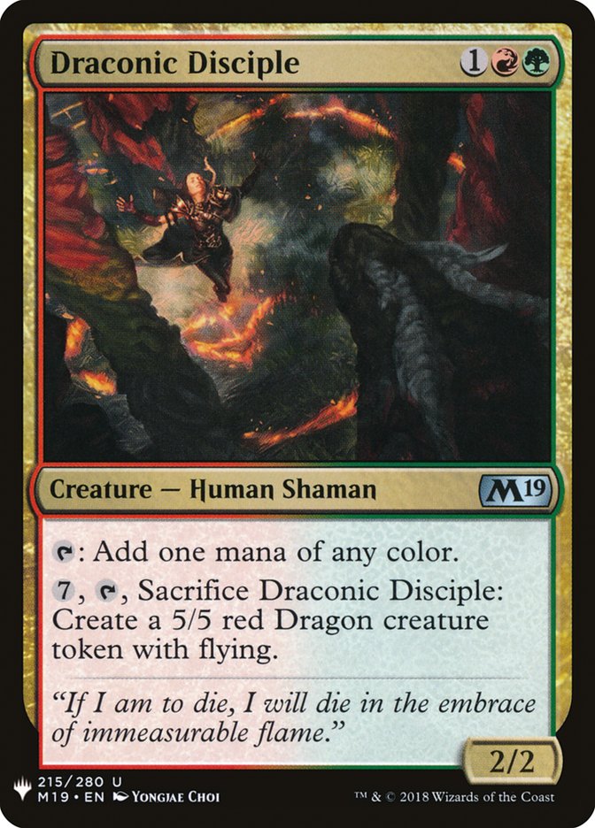 Draconic Disciple [Mystery Booster] | Fandemonia Ltd