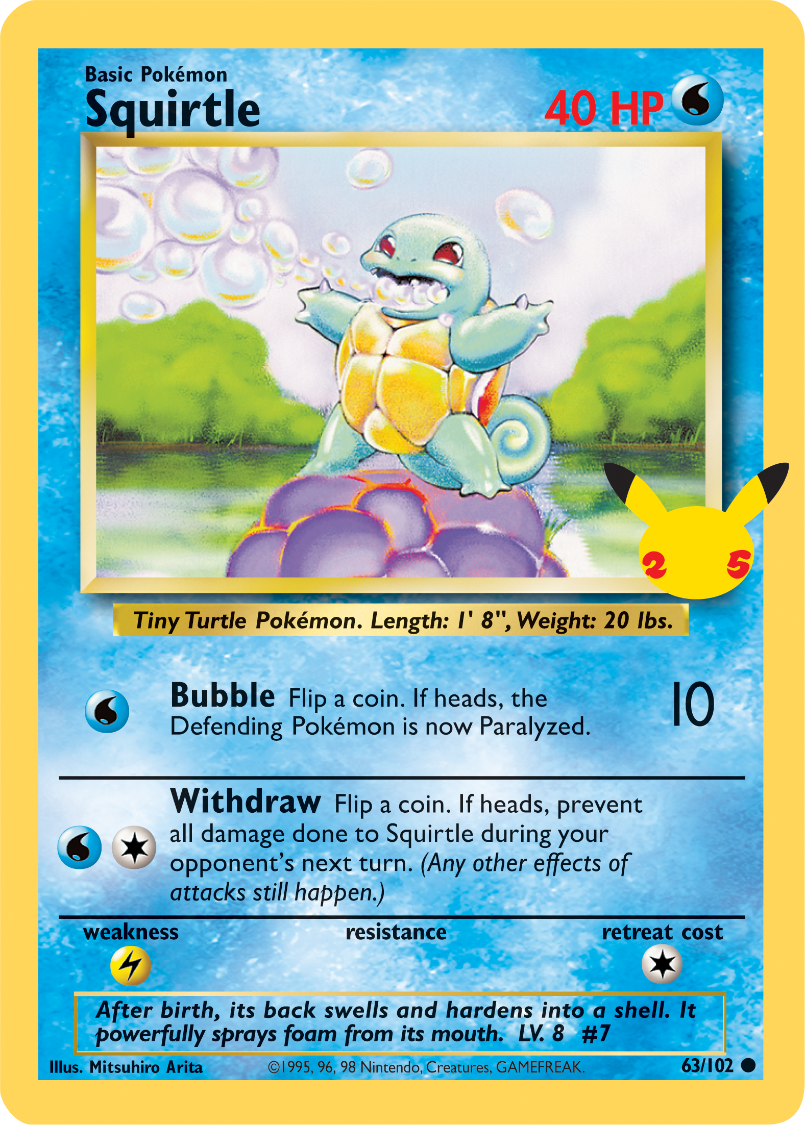 Squirtle (63/102) (Jumbo Card) [First Partner Pack] | Fandemonia Ltd