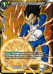 Vegeta, Fatherly Encouragement (Unison Warrior Series Boost Tournament Pack Vol. 7) (P-372) [Tournament Promotion Cards] | Fandemonia Ltd