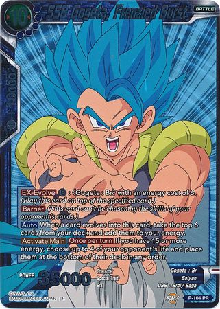 SSB Gogeta, Frenzied Burst (P-104) [Promotion Cards] | Fandemonia Ltd