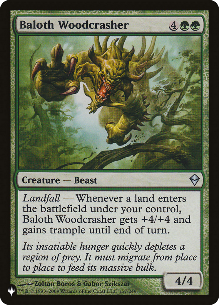 Baloth Woodcrasher [The List Reprints] | Fandemonia Ltd