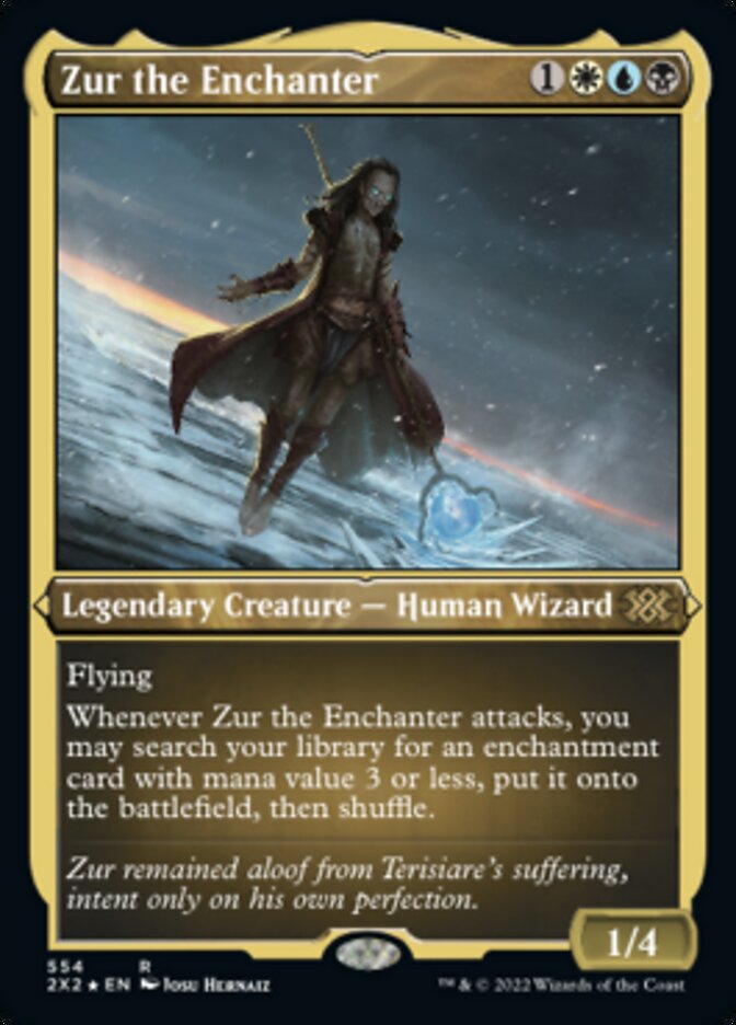 Zur the Enchanter (Foil Etched) [Double Masters 2022] | Fandemonia Ltd