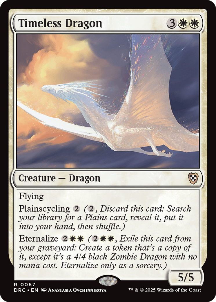 Timeless Dragon [Aetherdrift Commander] | Fandemonia Ltd