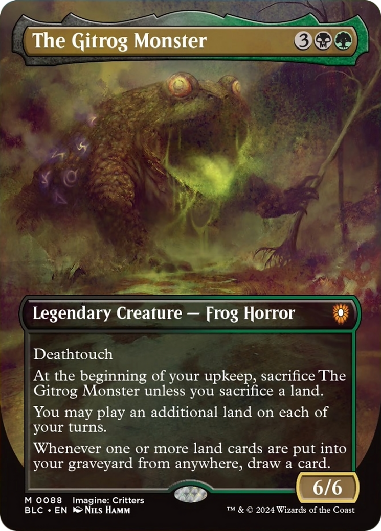 The Gitrog Monster (Borderless) [Bloomburrow Commander] | Fandemonia Ltd