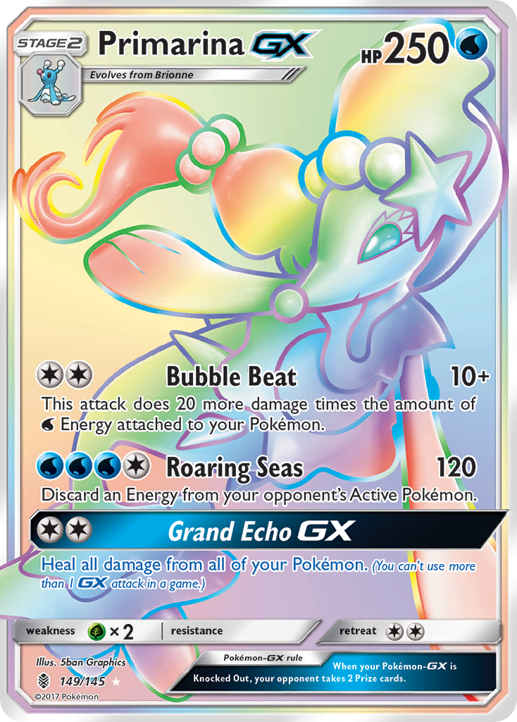 Primarina GX (149/145) [Sun & Moon: Guardians Rising] | Fandemonia Ltd