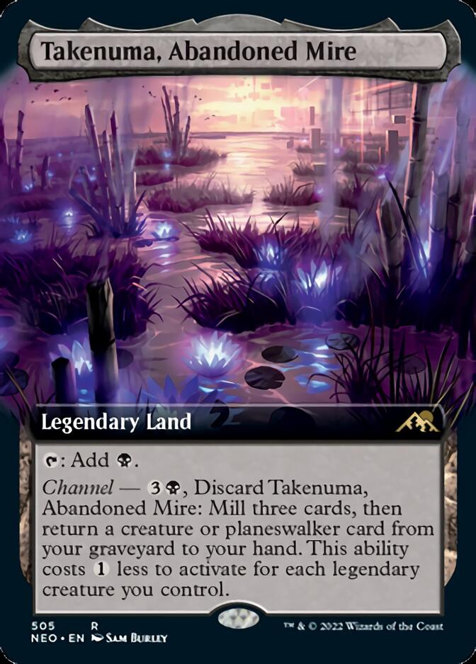 Takenuma, Abandoned Mire (Extended Art) [Kamigawa: Neon Dynasty] | Fandemonia Ltd