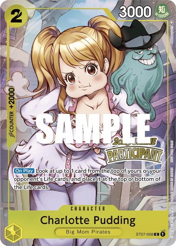 Charlotte Pudding (Online Regional 2023) [Participant] [One Piece Promotion Cards] | Fandemonia Ltd