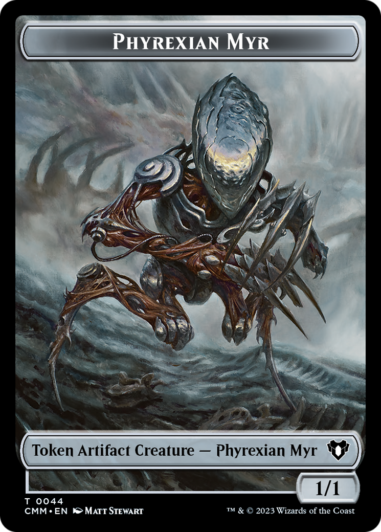 Phyrexian Myr Token [Commander Masters Tokens] | Fandemonia Ltd