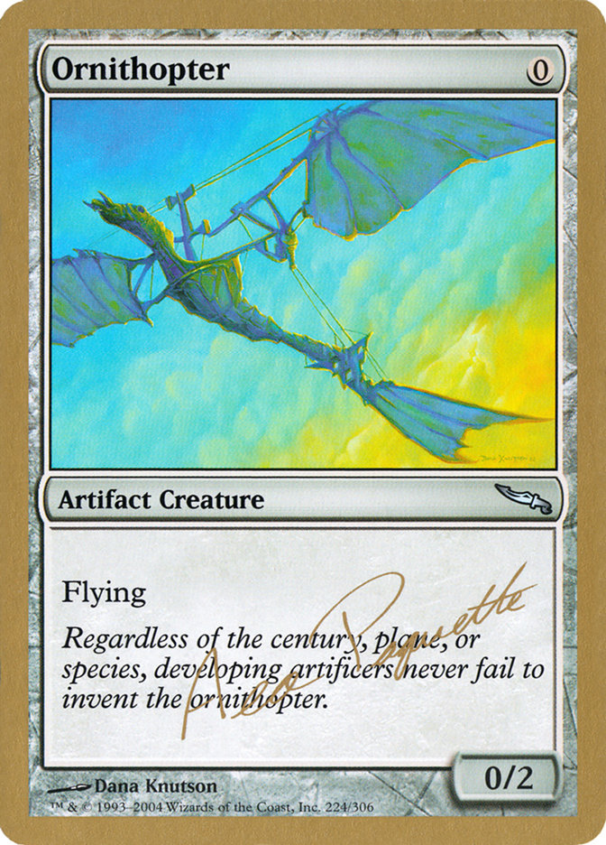 Ornithopter (Aeo Paquette) [World Championship Decks 2004] | Fandemonia Ltd