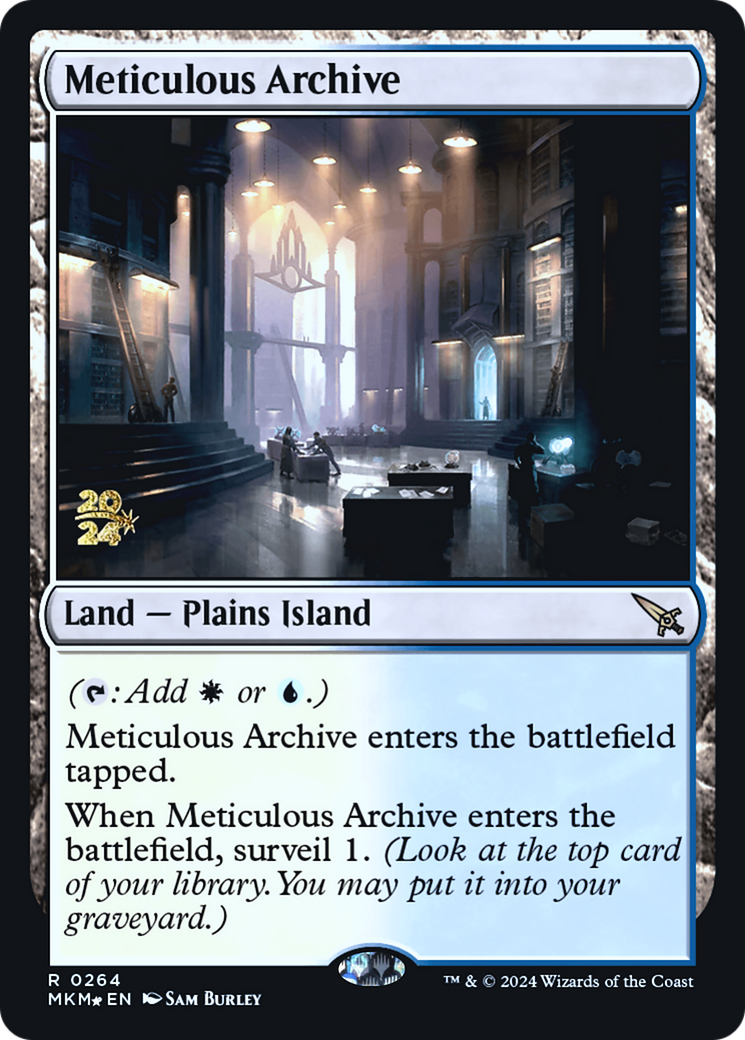 Meticulous Archive [Murders at Karlov Manor Prerelease Promos] | Fandemonia Ltd