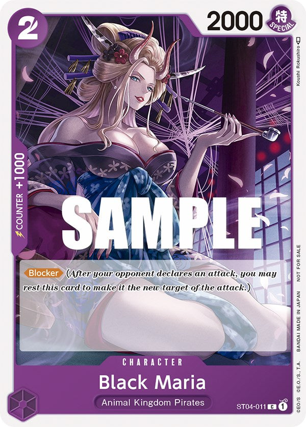 Black Maria (Tournament Pack Vol. 2) [One Piece Promotion Cards] | Fandemonia Ltd