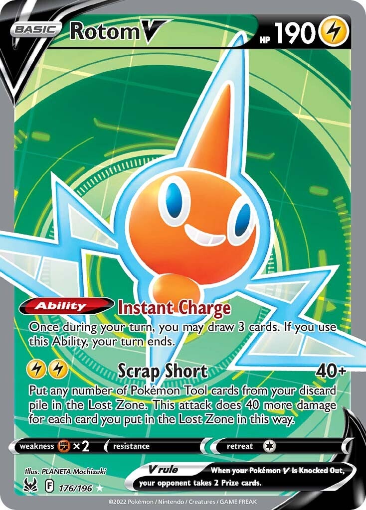 Rotom V (176/196) [Sword & Shield: Lost Origin] | Fandemonia Ltd