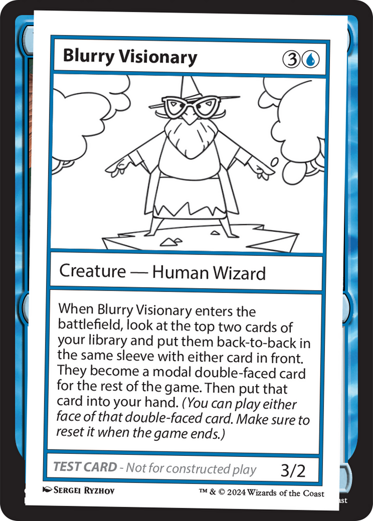 Blurry Visionary [Mystery Booster 2 Playtest Cards] | Fandemonia Ltd