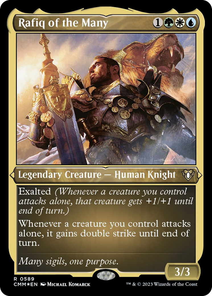 Rafiq of the Many (Foil Etched) [Commander Masters] | Fandemonia Ltd