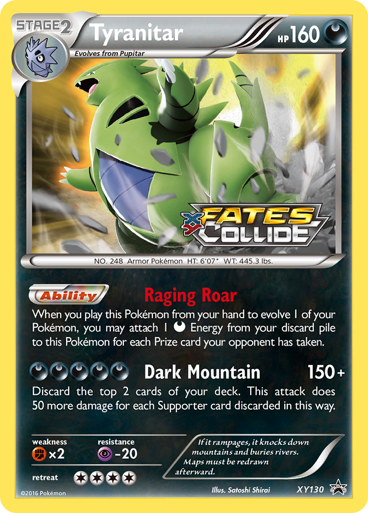 Tyranitar (XY130) [XY: Black Star Promos] | Fandemonia Ltd